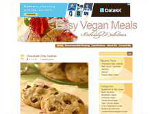 Tablet Screenshot of easyveganmeals.com